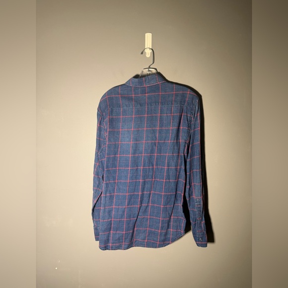 Faherty Ventura Windowpane Shirt Men’s Size Medium - Picture 3 of 5